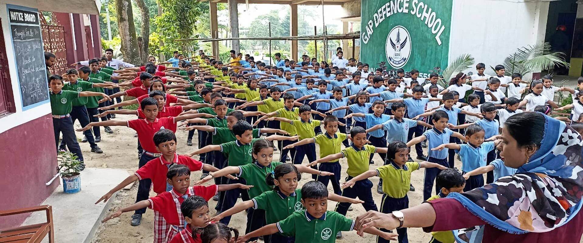 Slider of GAP defence school katihar (GDS), top cbse school in azamnagar katihar